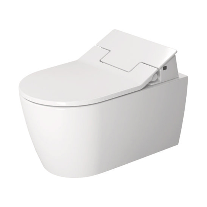 DURAVIT Me by Starck Унитаз подвесной безободковый, для крышки-биде Sensowash, с креплением, цвет: белый