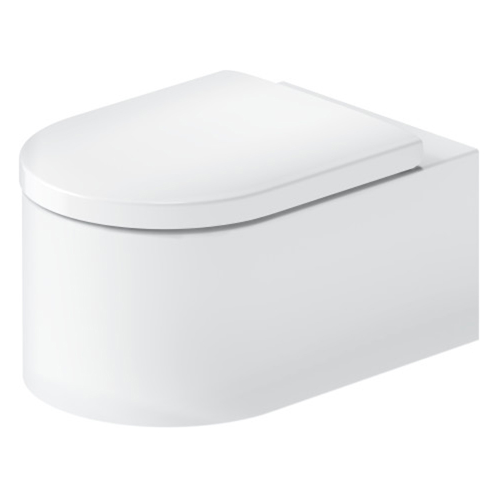 Duravit Millio Унитаз подвесной, декор "Smooth", крепление в компл, цвет: белый шелковисто-матовый