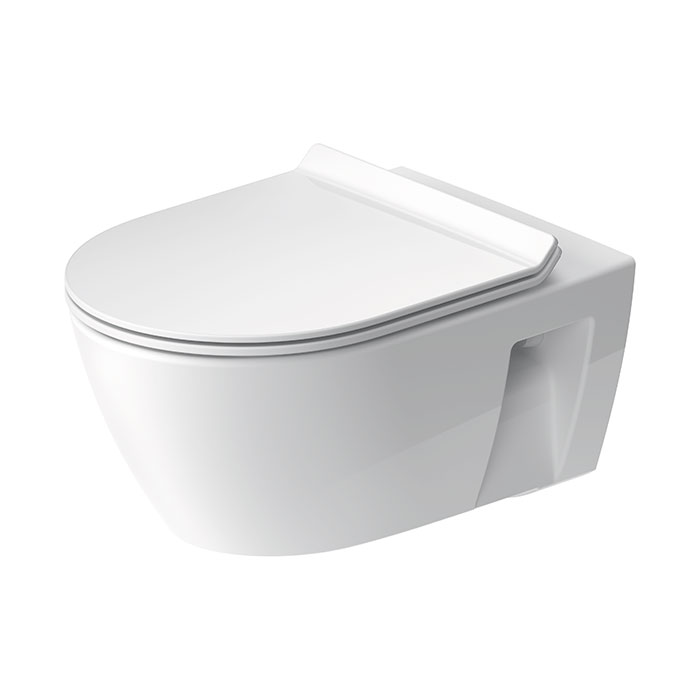 Duravit No.1 Унитаз подвесной, безободковый, сиденье микролифт, цвет: белый