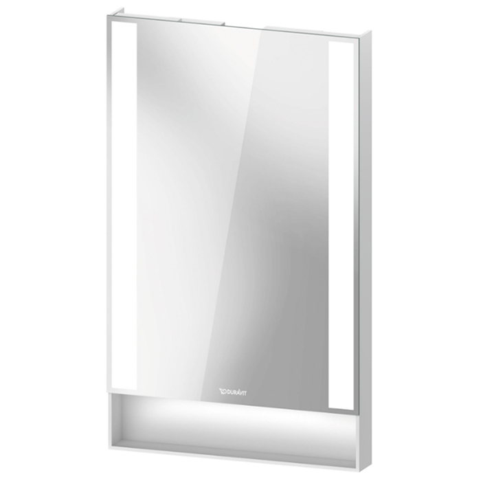 Duravit Qatego Зеркало, с подсветкой, цвет: белый матовый
