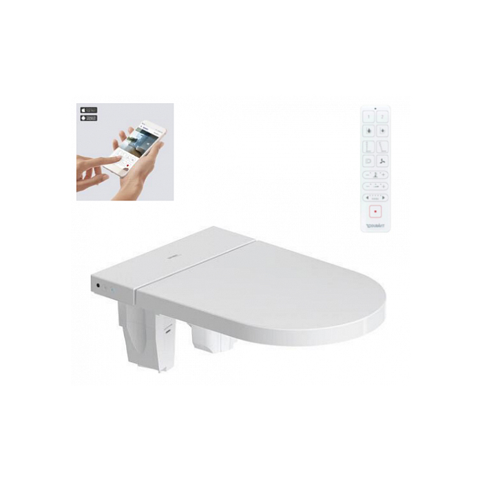 Duravit SensoWash Starck f Lite Сиденье для унитаза, с душем, SoftClose, цвет: белый