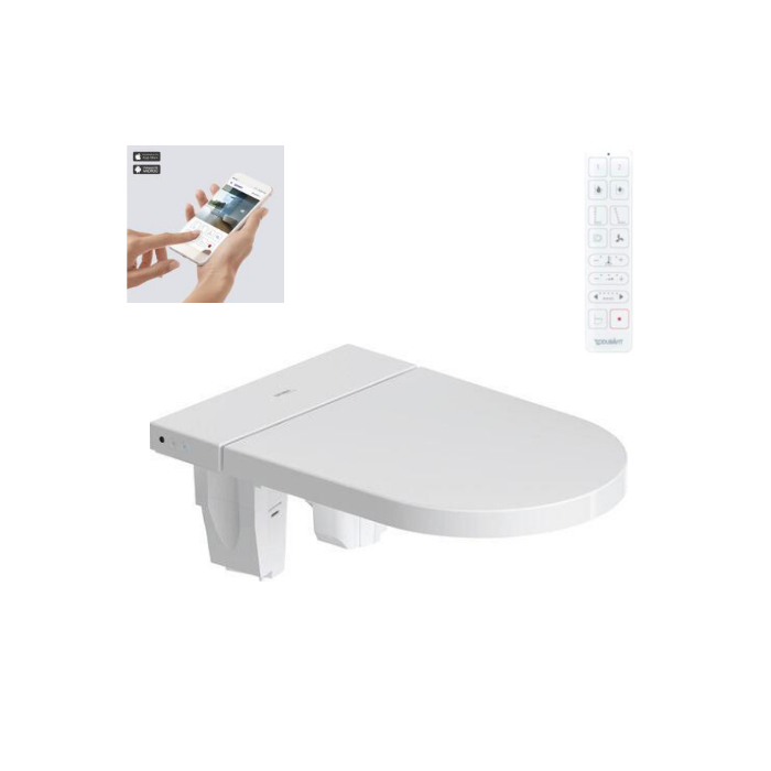 Duravit SensoWash Starck f Plus Сиденье для унитаза, с душем, SoftClose, цвет: белый