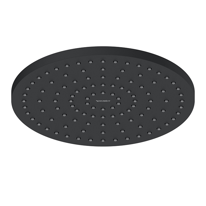 Duravit Shower Верхний душ, 1 режим, настенный/потолочный, цвет: черный матовый