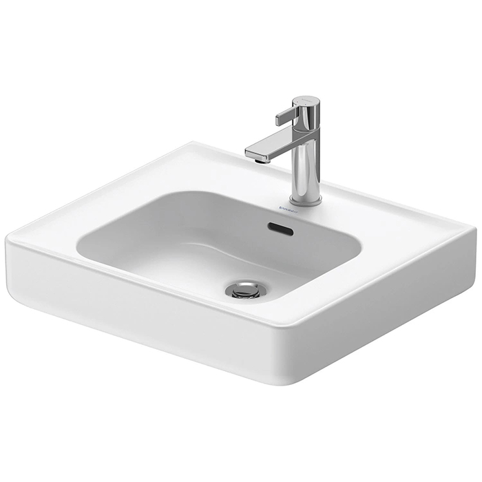 Duravit Soleil by Starck Раковина, подвесная, 1 отв, с переливом, WonderGliss, цвет: белый