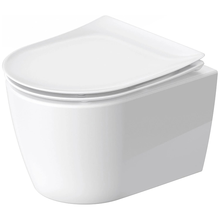 Duravit Soleil by Starck Унитаз, подвесной, безободковый, Weiß Hochglanz, HyG, цвет: белый