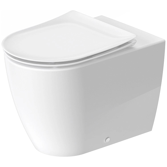 Duravit Soleil by Starck Унитаз, напольный, безободковый, слив универсальный, Weiß Hochglanz, HyG, цвет: белый