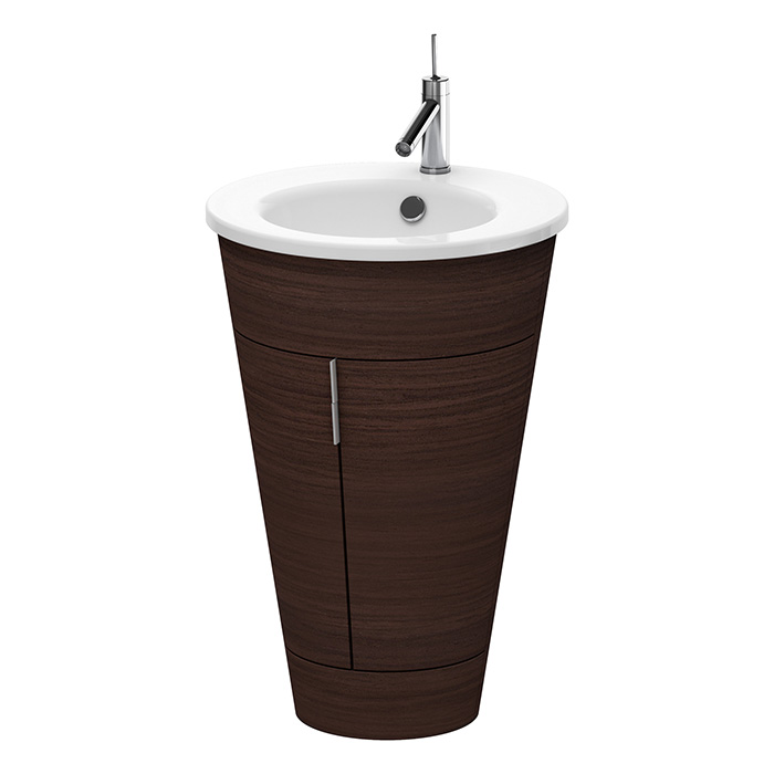 Duravit Starck 1 Тумба напольная, с раковиной, цвет: дуб