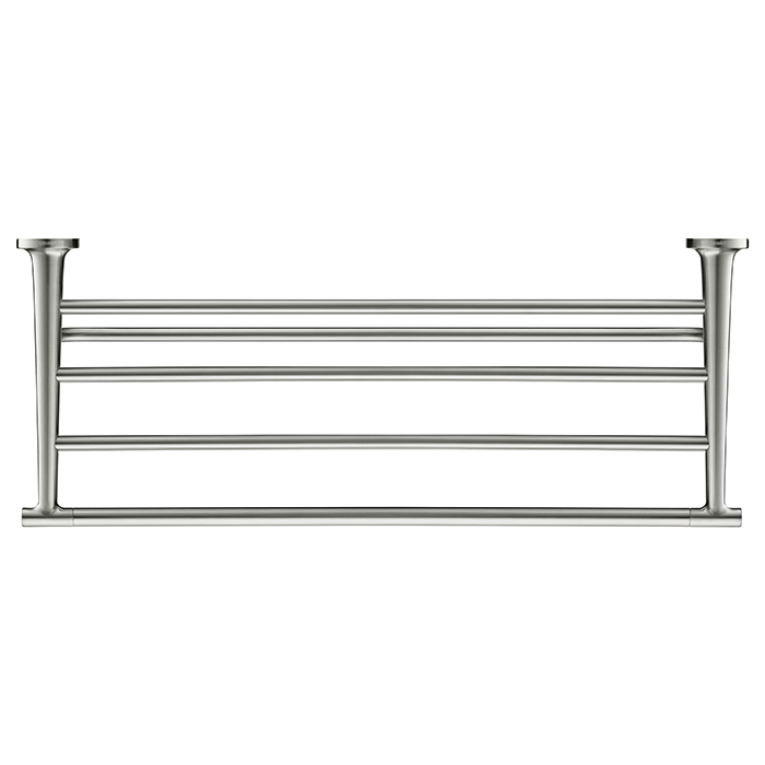Duravit Starck T Полочка для полотенец, подвесная, цвет: Stainless steel Brushed