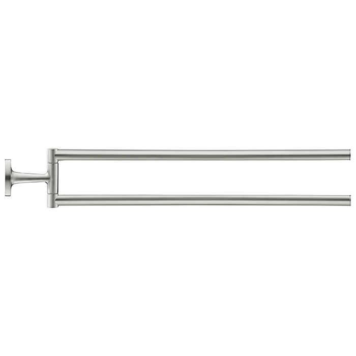Duravit Starck T Полотенцедержатель двойной, подвесной, цвет: Stainless steel Brushed