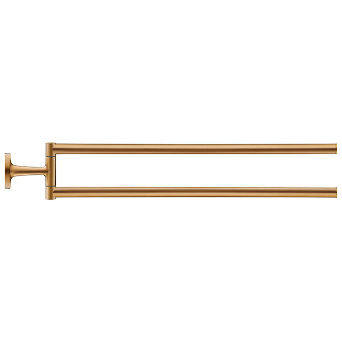 Duravit Starck T Полотенцедержатель двойной, подвесной, цвет: bronze Brushed