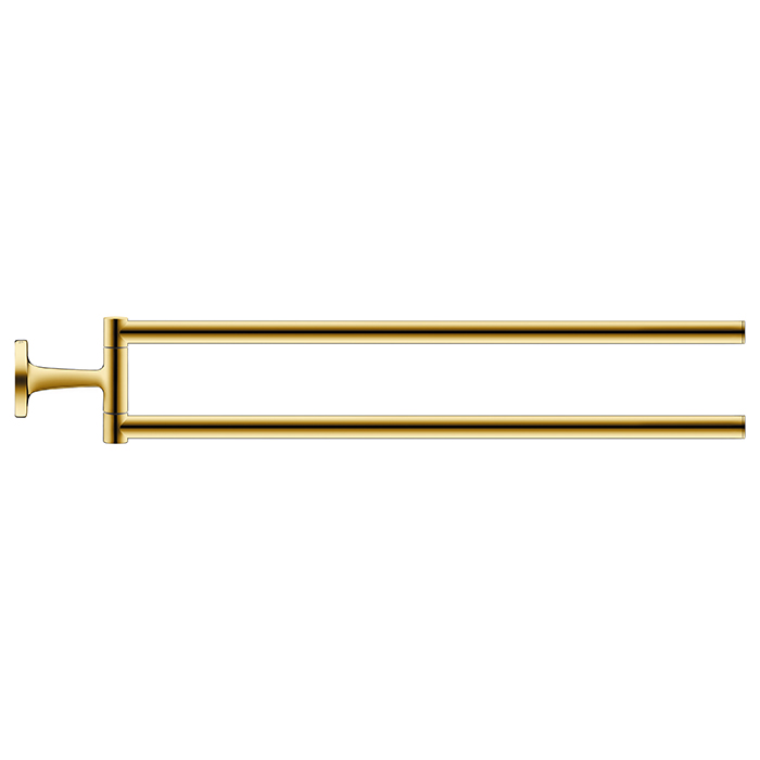 Duravit Starck T Полотенцедержатель двойной, подвесной, цвет: Gold Polished