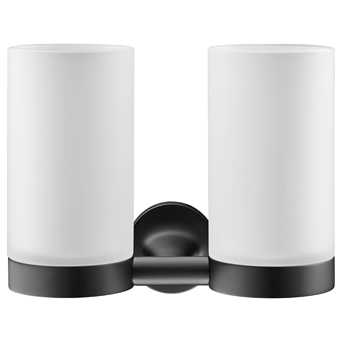 Duravit Starck T Стаканы, подвесныеч, цвет: черный матовый