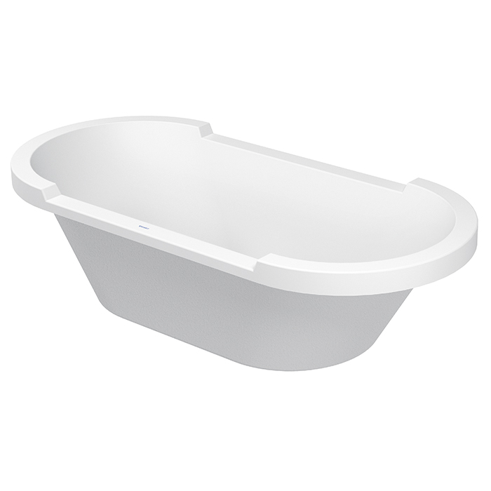 Duravit STARCK Ванна акриловая встраиваемая с 2 наклонами для спины, цвет: белый