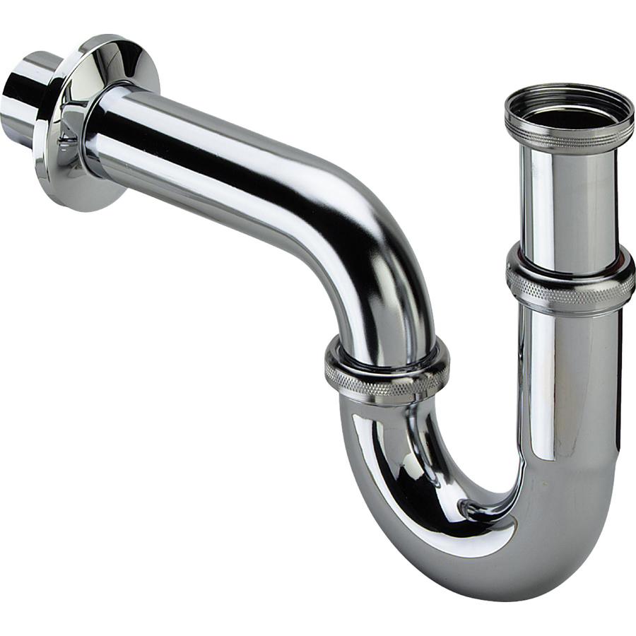 Duravit Трубчатый сифон для умывальника с удлиненной сливной трубой, цвет: хром