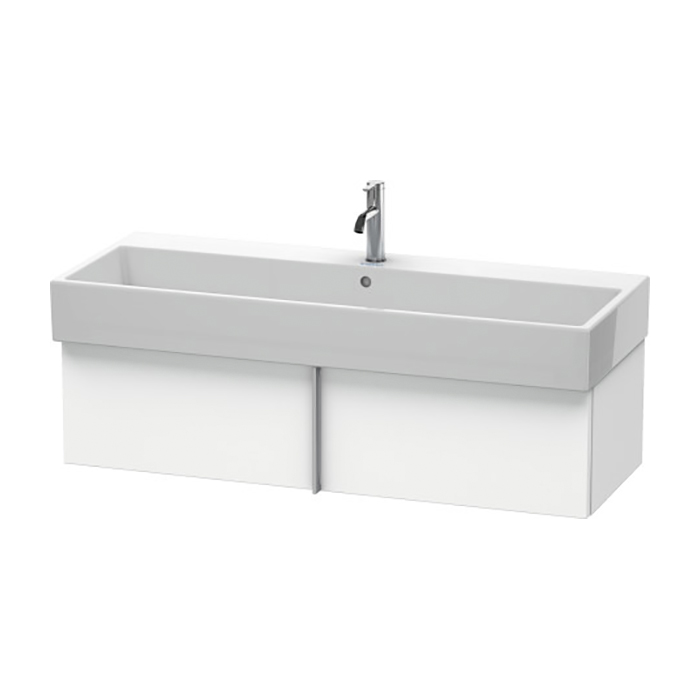 Duravit VA Тумба подвесная, с раковиной и 1 выдв. ящиком, цвет: белый матовый