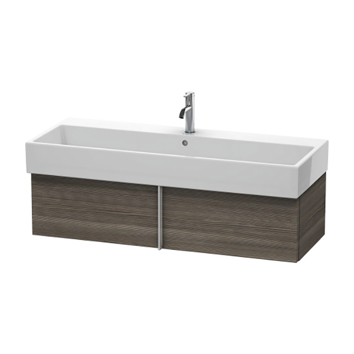 Duravit VA Тумба подвесная, с раковиной и 1 выдв. ящиком, цвет: сосона коричневая