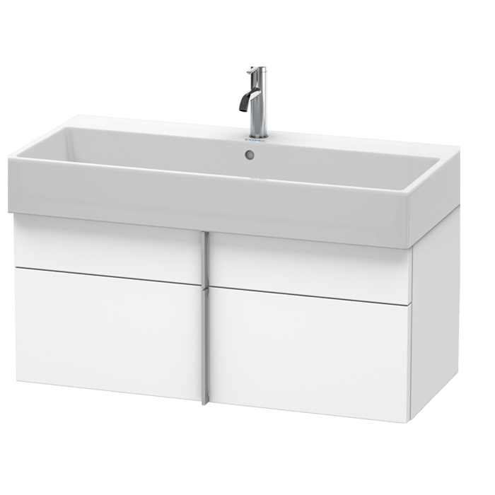 Duravit VA Тумба подвесная, с раковиной, 1 выдв.ящик, цвет: белый