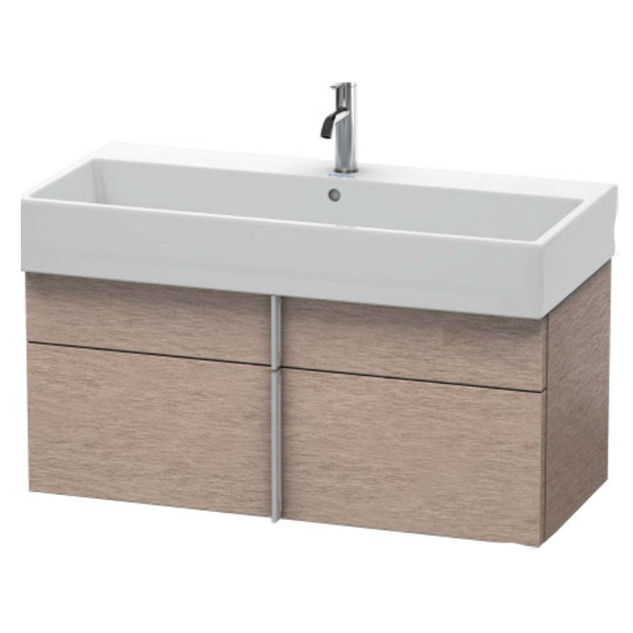 Duravit VA Тумба подвесная, с раковиной, 1 выдв.ящик, цвет: Oak Cashmere