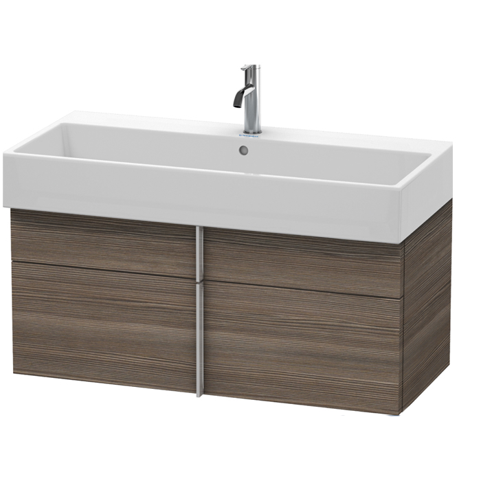 Duravit VA Тумба подвесная, с раковиной, 1 выдв.ящик, цвет: Pine Terra