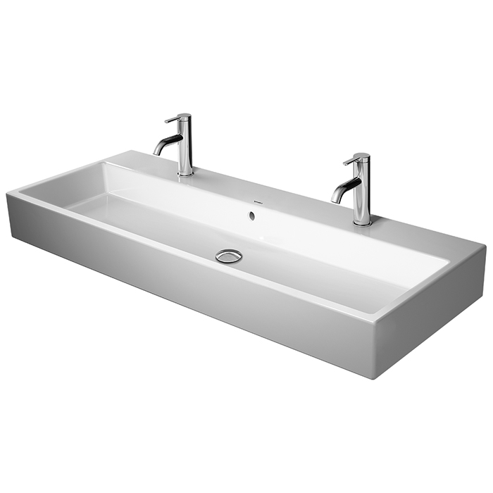 Duravit Vero Air Раковина, подвесная, c 2 отв, с переливом, цвет: белый