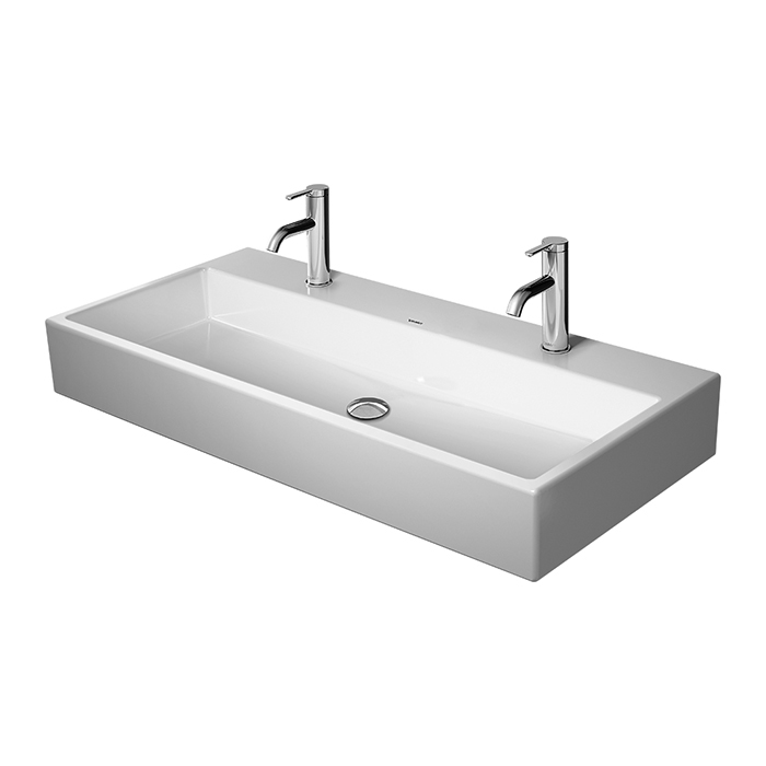 Duravit Vero Air Раковина подвесная, с 2 отв, без перелива, шлифованная, цвет: белый