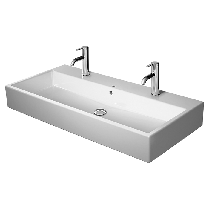 Duravit Vero Air Раковина подвесная, с 2 отв, с переливом, шлифованная, цвет: белый