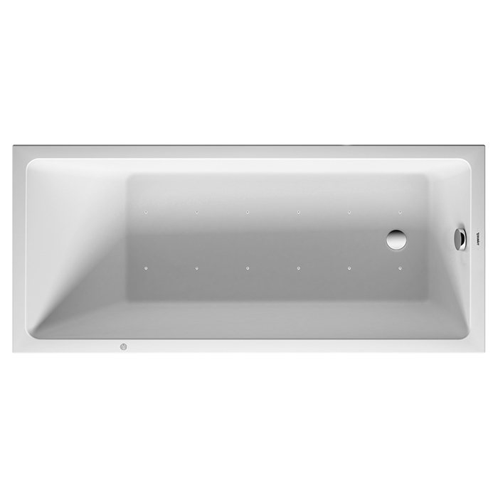 Duravit Vero Air Ванна, встраиваемая, Air-System, цвет: белый