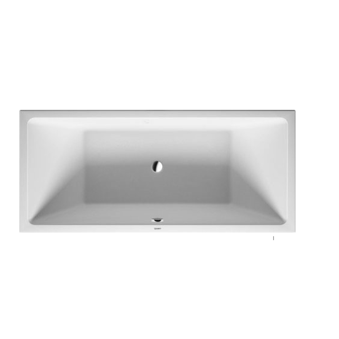 Duravit Vero Air Ванна, встраиваемая, с 2 наклонами для спины, цвет: белый