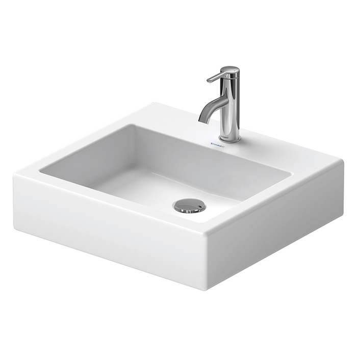 Duravit Vero Раковина накладная, с 1 отв, без перелива, шлифованная, цвет: белый