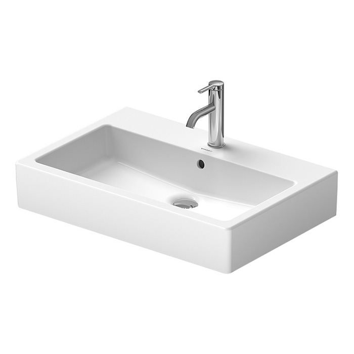Duravit Vero Раковина накладная, с 1 отв, с переливом, цвет: белый