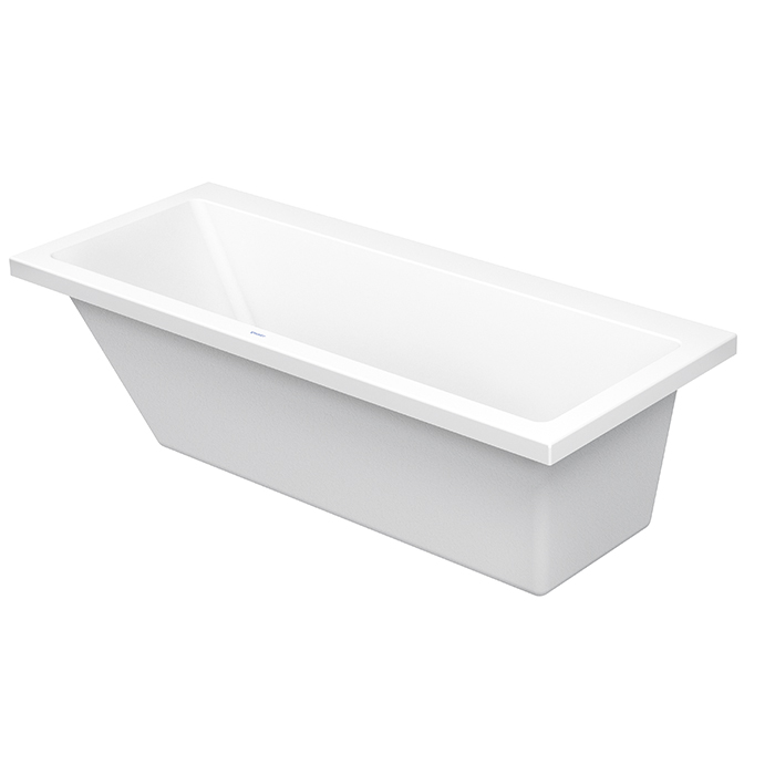 Duravit VERO Ванна, акриловая, прямоугольная встраиваемая или с панелями, наклон спины слева, цвет: белый