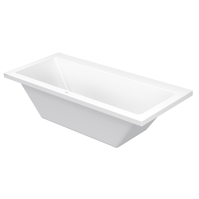 Duravit VERO Ванна, акриловая, прямоугольная встраиваемая или с панелями, с 2 наклонами для спины, цвет: белый