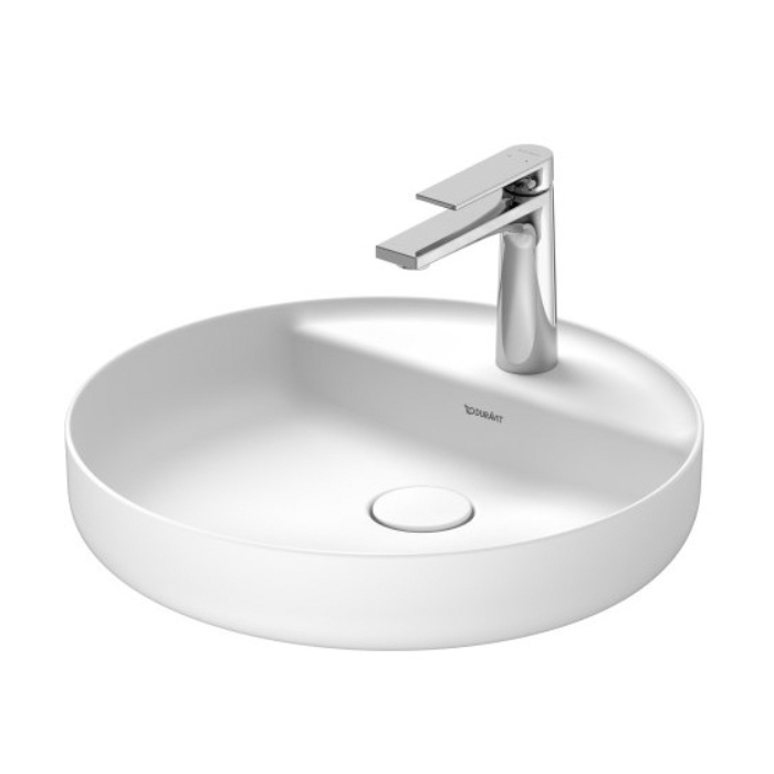 Duravit Vitrium Раковина, накладная, 1 отв, круглая, без перелива, цвет: белый матовый