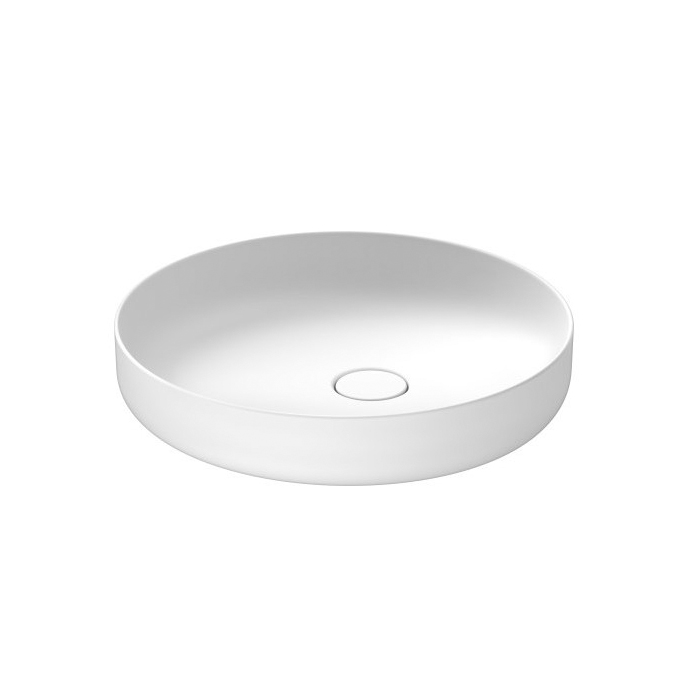 Duravit Vitrium Раковина, накладная, без отв, круглая, без перелива, цвет: белый матовый