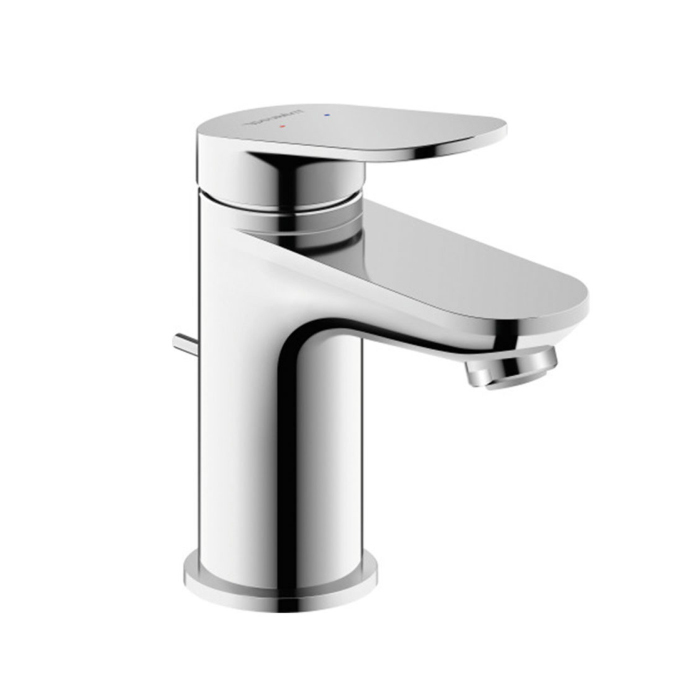 Duravit Wave Смеситель для раковины, 1 отв, с донным клапаном, цвет: хром