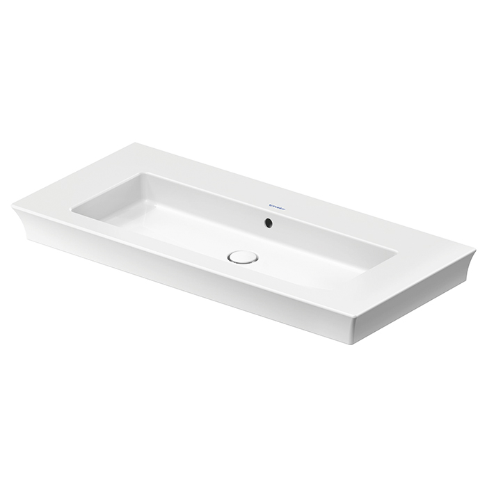 Duravit White Tulip Раковина накладная, с переливом, без отв, цвет: белый