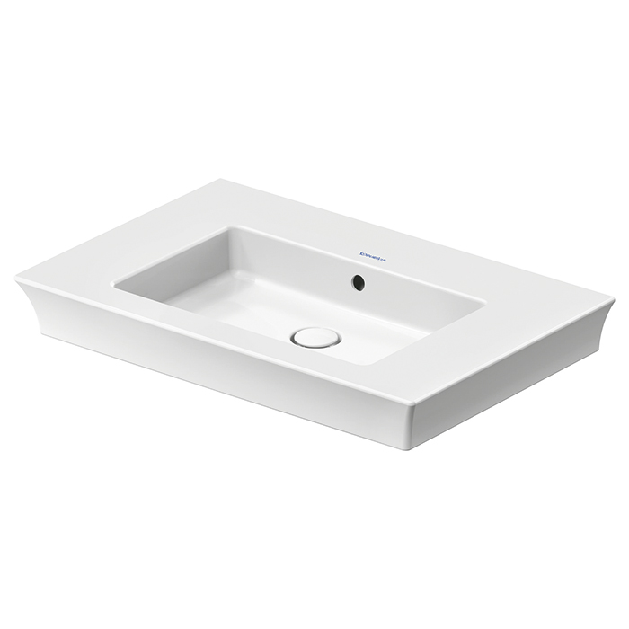 Duravit White Tulip Раковина накладная, с переливом, без отв, цвет: белый