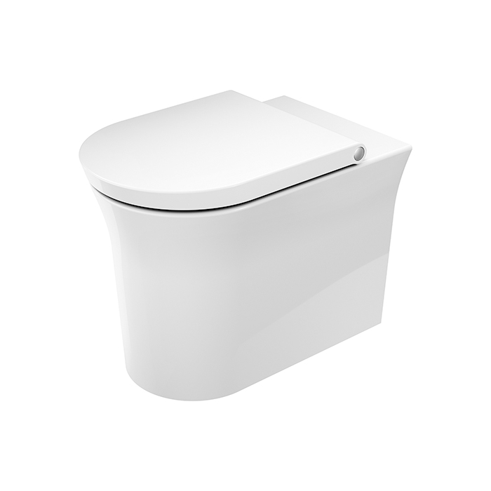 Duravit White Tulip Унитаз напольный, безободковый, слив в стену, WonderGliss, цвет: белый
