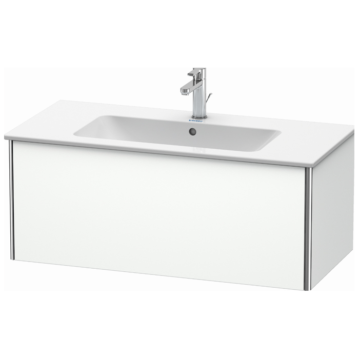Duravit XSquare Тумба подвесная, с раковиной, с 1 выдв ящик, цвет: белый матовый