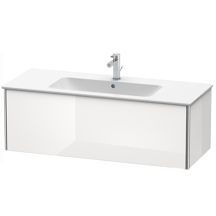 Duravit XSquare Тумба подвесная, с раковиной, с 1 выдв ящик, цвет: белый глянц