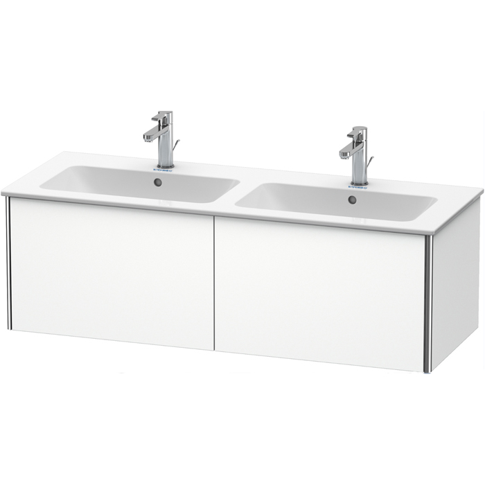 Duravit XSquare Тумба подвесная, с раковиной, с 2 выдв ящик, цвет: белый матовый