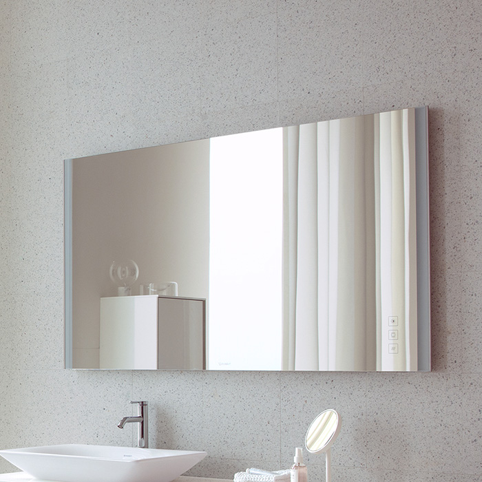 Duravit XViu Зеркало с подсветкой, сенсорное управление, цвет: champagne matt