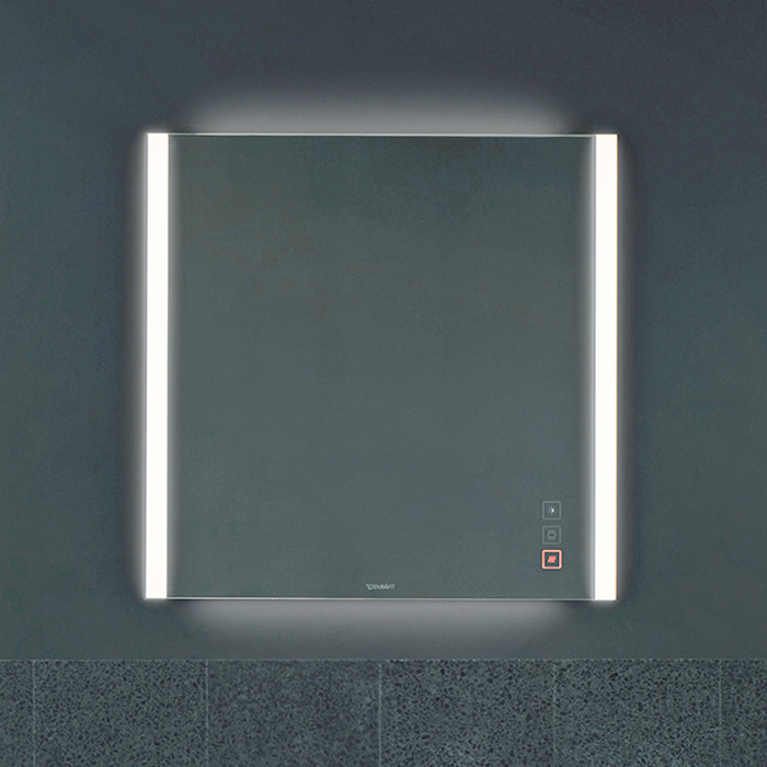 Duravit XViu Зеркало с подсветкой, цвет: матовый черный