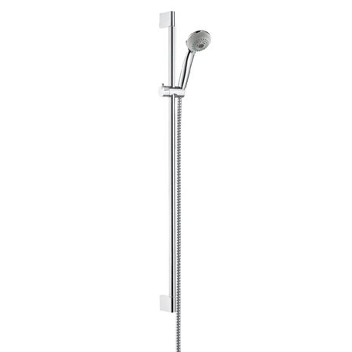 Hansgrohe Crometta 85 Душевой гарнитур, Multi/Unica'Crometta, 1/2", Crometta 85 Multi ручной душ № 28563000, Unica'Crometta штанга для душа № 27614000, цвет: хром