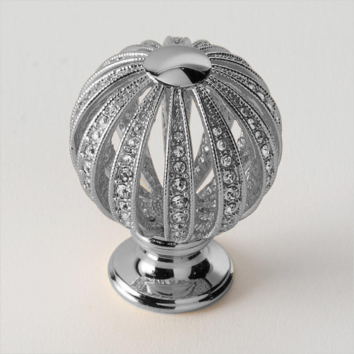 EBAN Mongolfiera ручка для мебели с кристаллами Swarovski, Цвет: хром