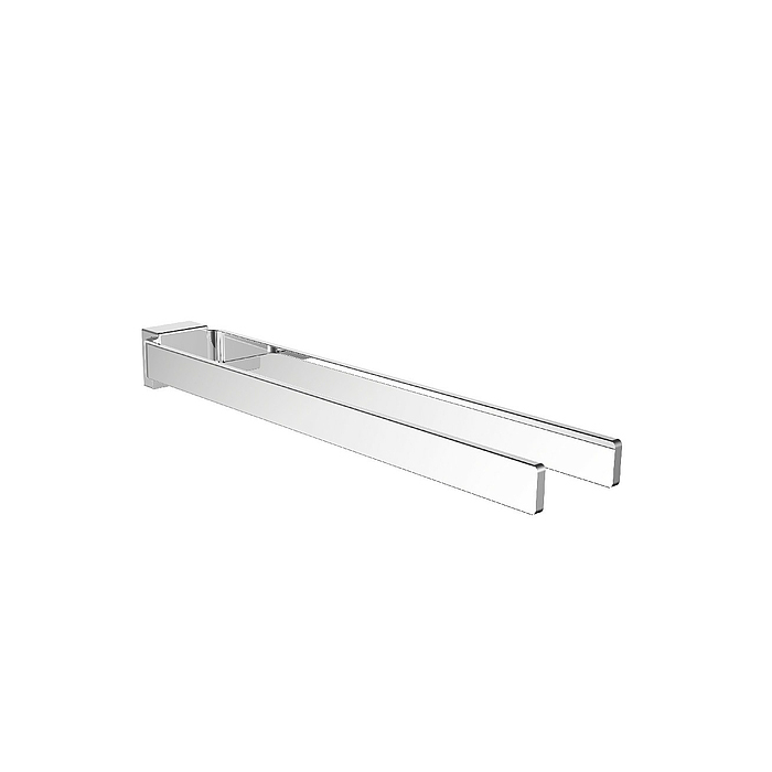 Emco Cue Полотенцедержатель, двойной, цвет: хром