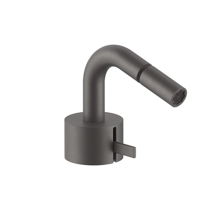 Fantini AF/21 Смеситель для биде, 1 отв, излив:, цвет: Matt Gun Metal PVD