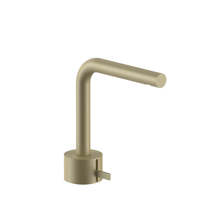 Fantini AF/21 Смеситель для раковины, 1 отв, излив:, цвет: Matt British Gold PVD
