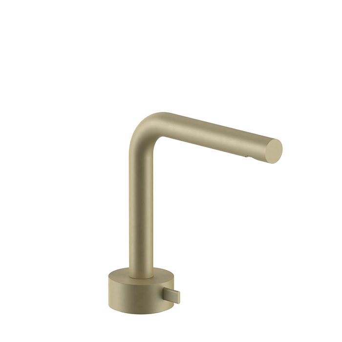 Fantini AF/21 Смеситель для раковины, 1 отв, излив:, цвет: Matt British Gold PVD