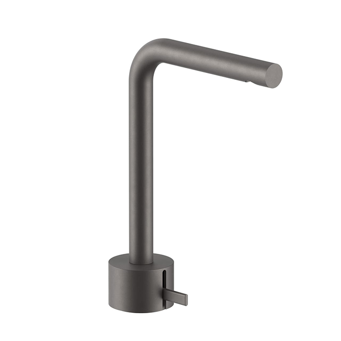 Fantini AF/21 Смеситель для раковины, 1 отв, высокий излив:, цвет: Matt Gun Metal PVD